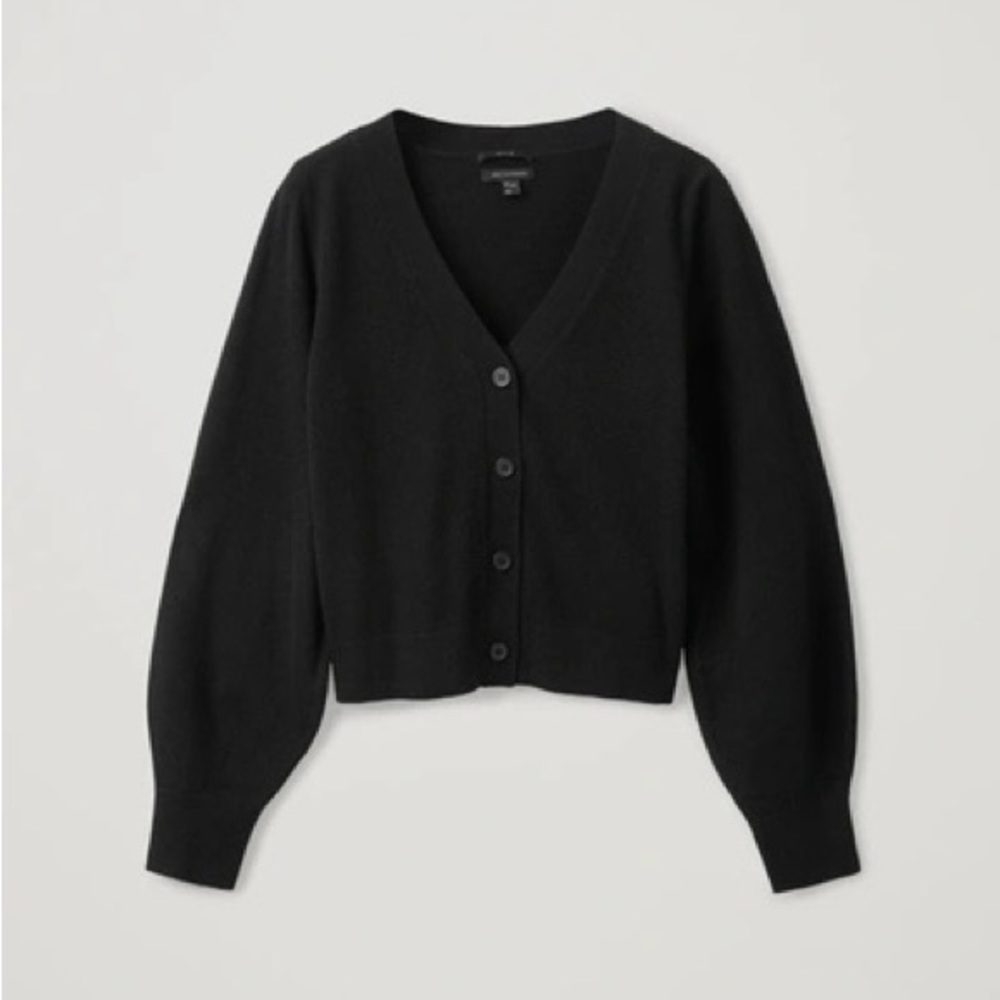 COS knitted puff sleeve sweater